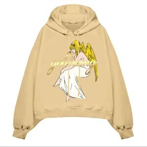 Billie Eilish Happier Than Ever Goldwing Hoodie Size Small